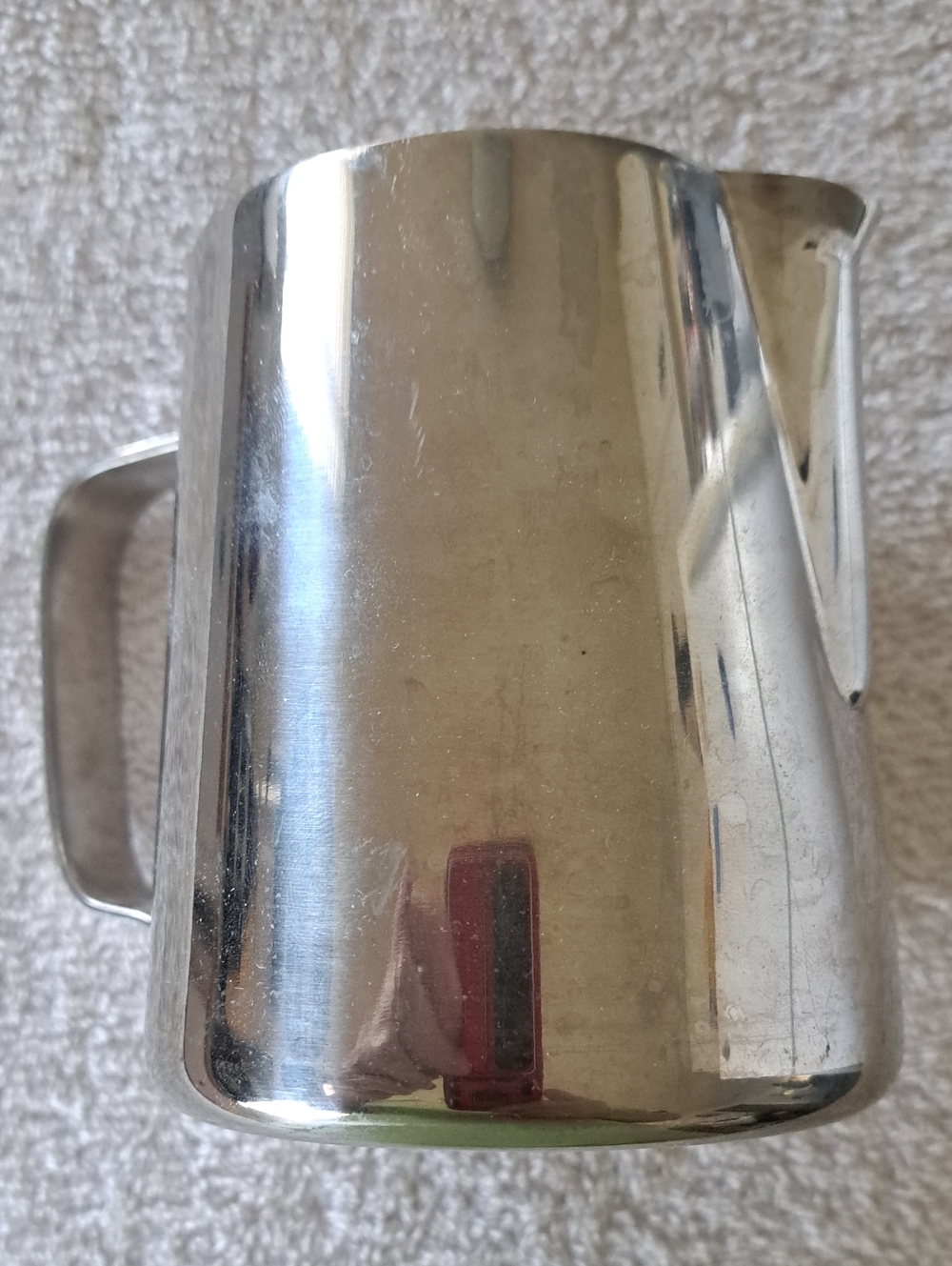 Cooks Club 18/8 Stainless Steel Espresso Milk Frothing Pitcher 4" tall, 3-5/8" o